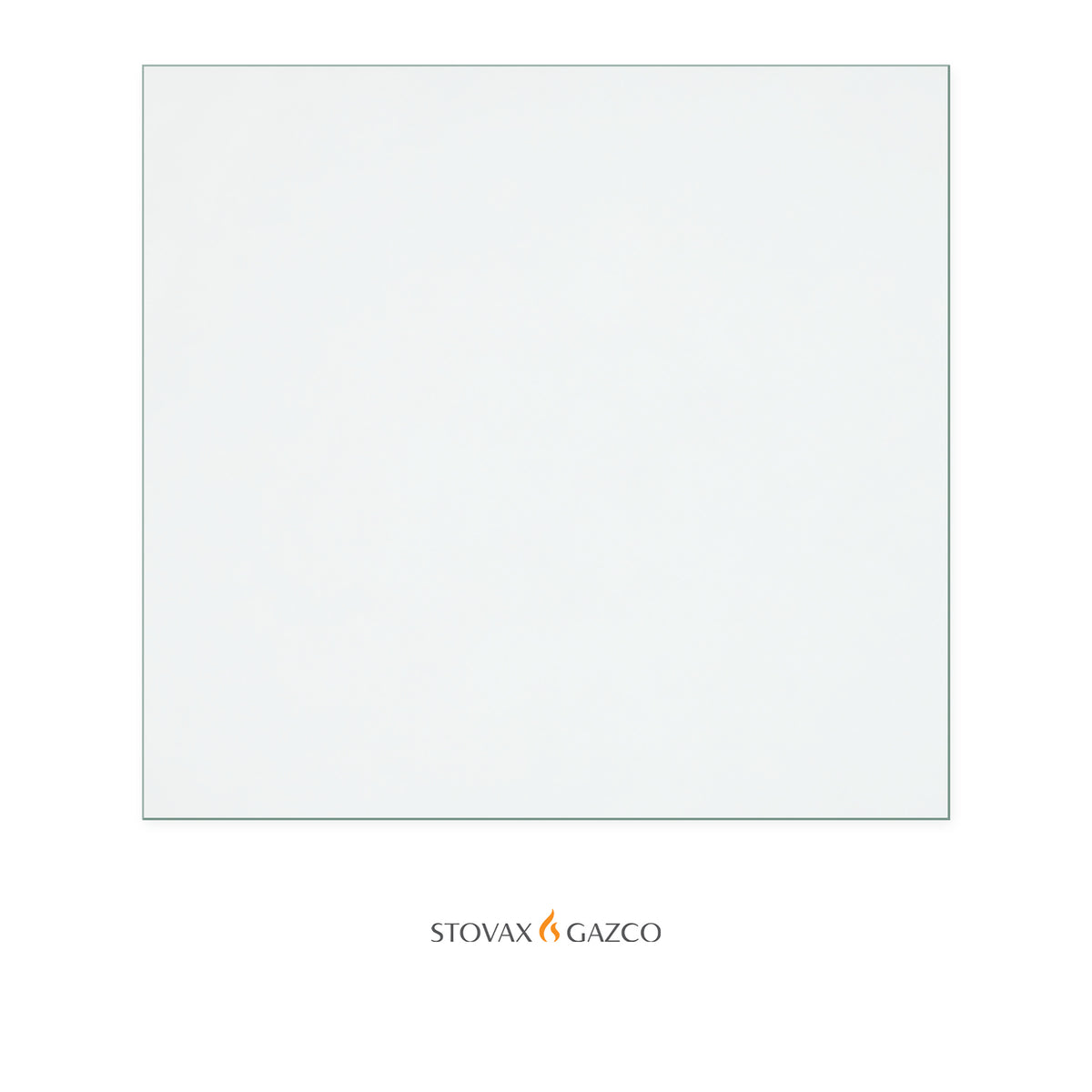 Stovax Riva Vision Midi replacement stove glass, 416 mm high x 445 mm wide, 4 mm thick