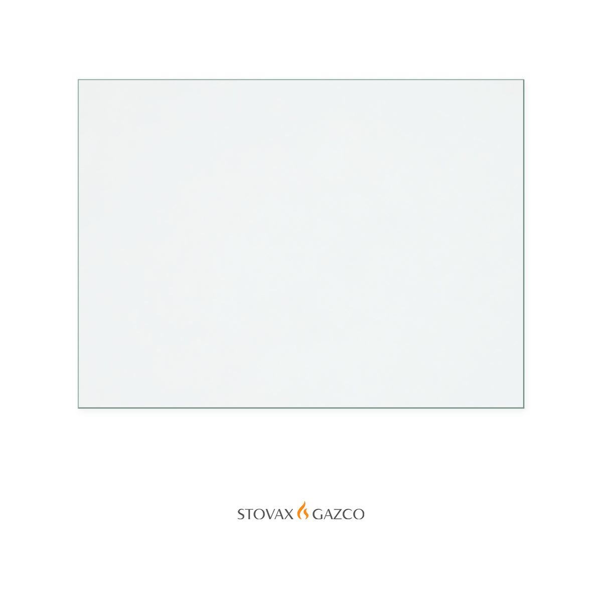 Stovax Sheraton Double Door replacement stove glass, 185 mm high x 251 mm wide, 4 mm thick