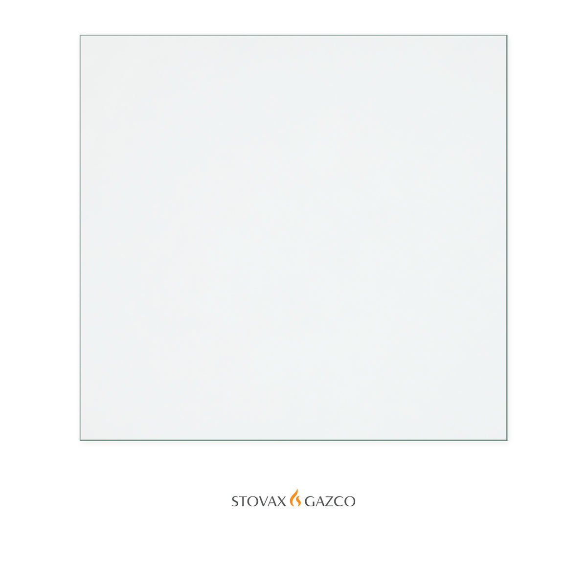 Stovax Stockton 3 replacement stove glass, 205 mm high x 216 mm wide, 4 mm thick