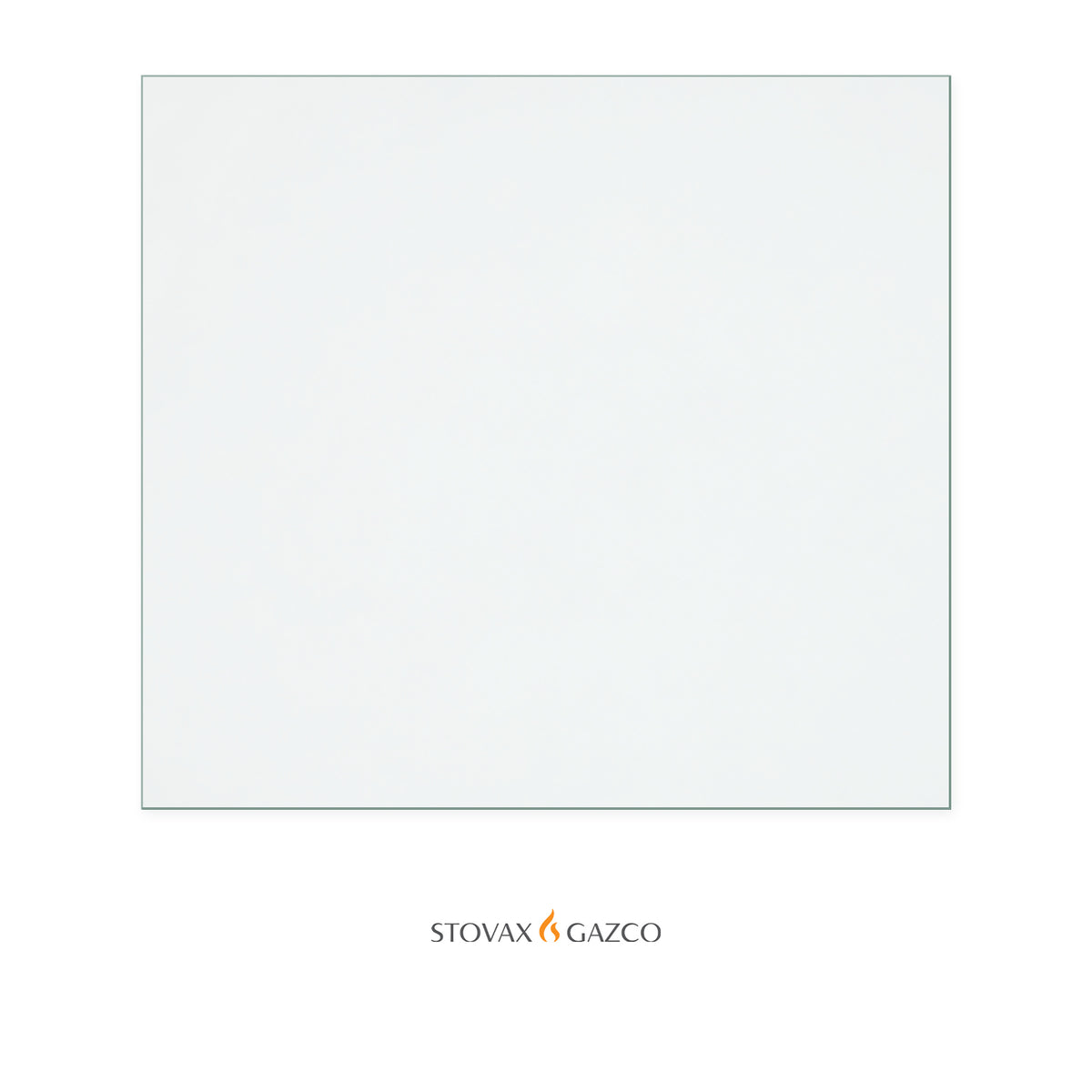 Stovax Stockton 6 replacement stove glass, 262 mm high x 289 mm wide, 4 mm thick