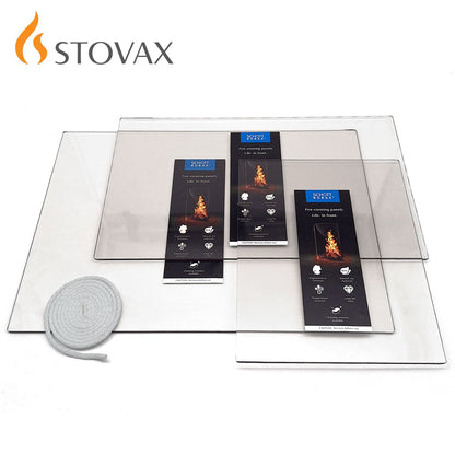 Stovax Stockton Replacement Stove Glass with Glass Seal - 4, 5, 6, 8 & More - StoveSpareGlass
