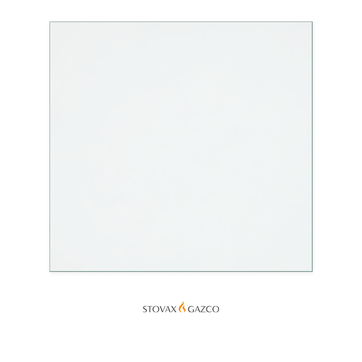 Stovax View 5 replacement stove glass, 333 mm high x 350 mm wide, 4 mm thick