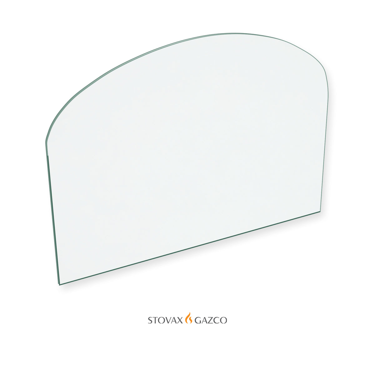 Stovax Wellington MK2 replacement stove glass, 280 mm high x 400 mm wide, 4 mm thick