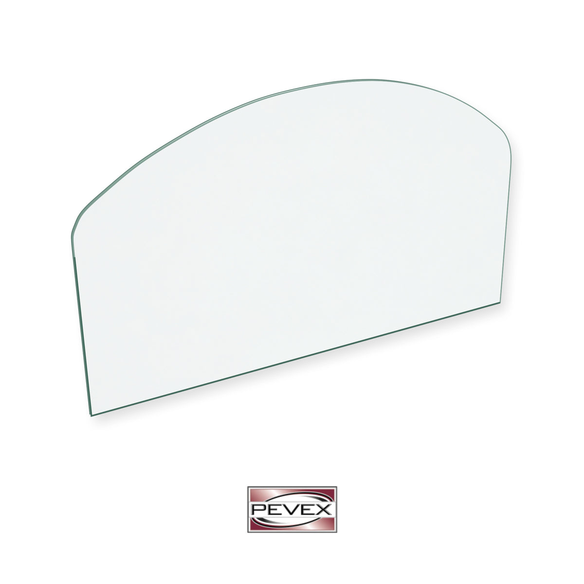 Suffolk Stoves ST244 replacement stove glass, 265 mm high x 458 mm wide, 4 mm thick
