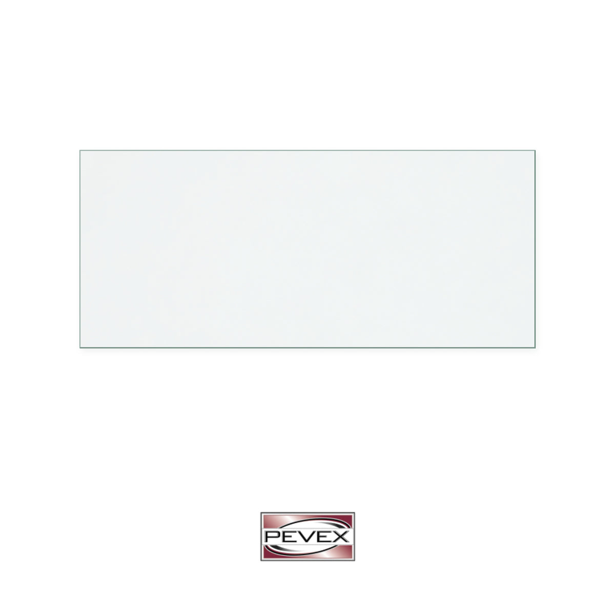 Suffolk Stoves ST2800S replacement stove glass, 180 mm high x 415 mm wide, 4 mm thick