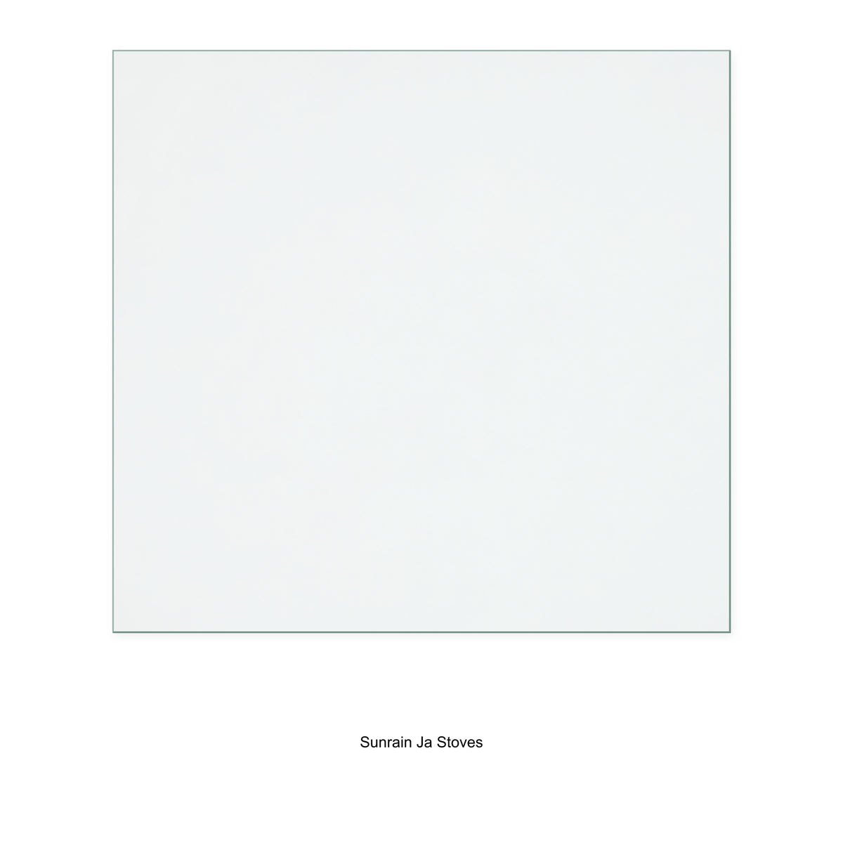 Sunrain Ja Stoves Ja008 replacement stove glass, 264 mm high x 280 mm wide, 4 mm thick