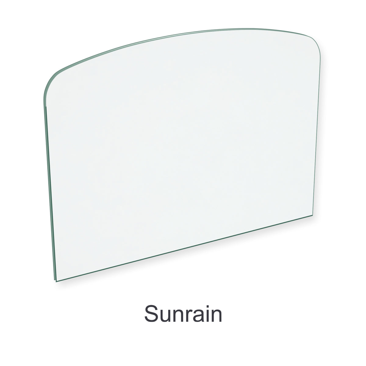 Sunrain Ja Stoves Ja040B replacement stove glass, 201 mm high x 273 mm wide, 4 mm thick