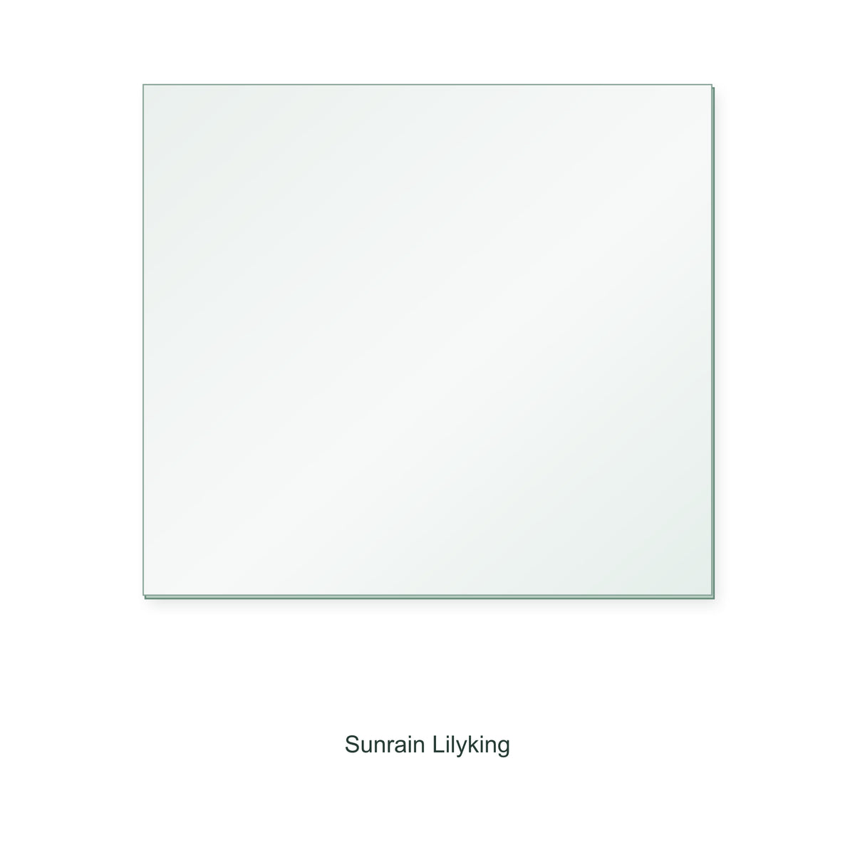 Sunrain Lilyking JA001 replacement stove glass, rectangle