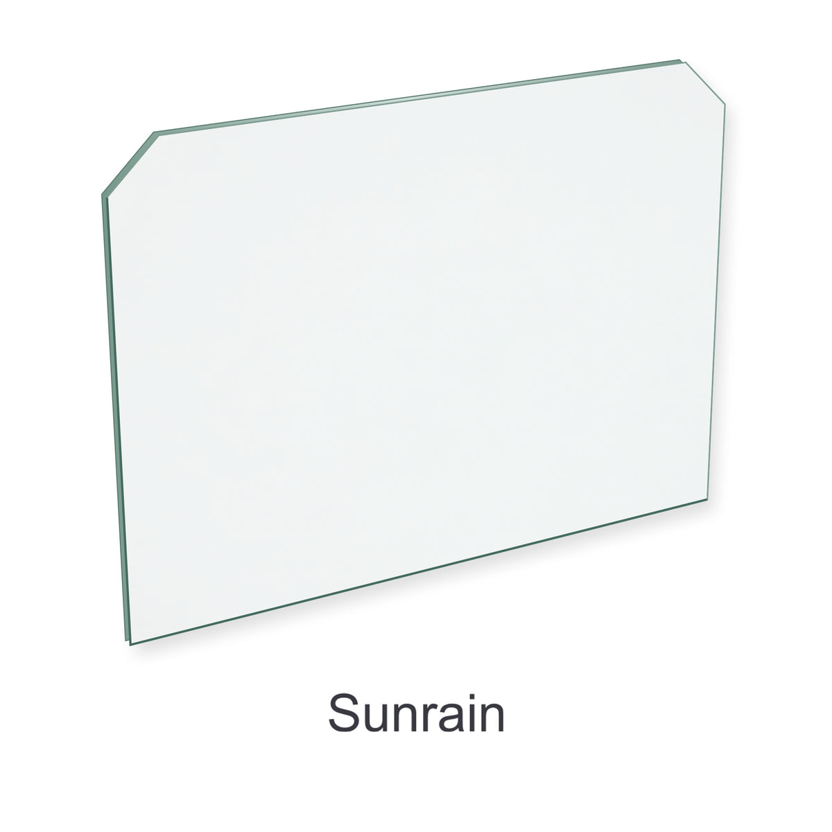 Sunrain Ja Stoves Ja013 Mk2 replacement stove glass, 178 mm high x 245 mm wide, 4 mm thick