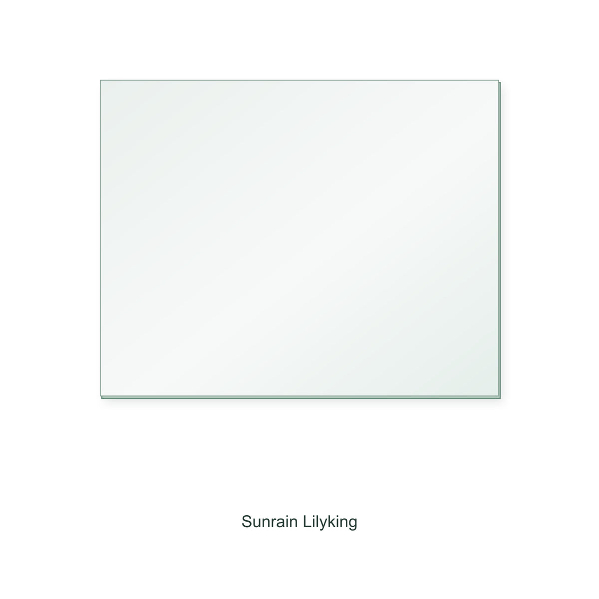 Sunrain Lilyking JA042 replacement stove glass, rectangle