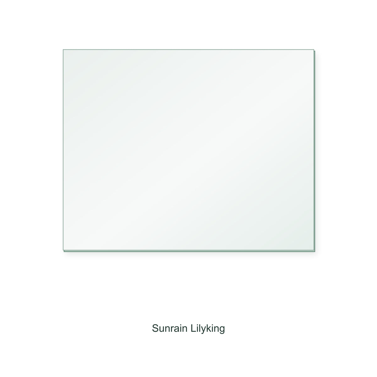 Sunrain Lilyking JA042B replacement stove glass, rectangle