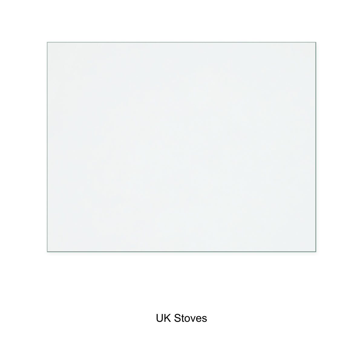 UK Stoves Lilyking 629 replacement stove glass, 195 mm high x 250 mm wide, 4 mm thick