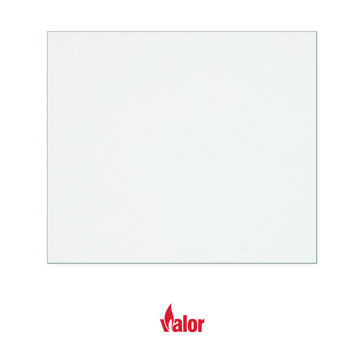 Valor Brunswick replacement stove glass, 215 mm high x 250 mm wide, 4 mm thick