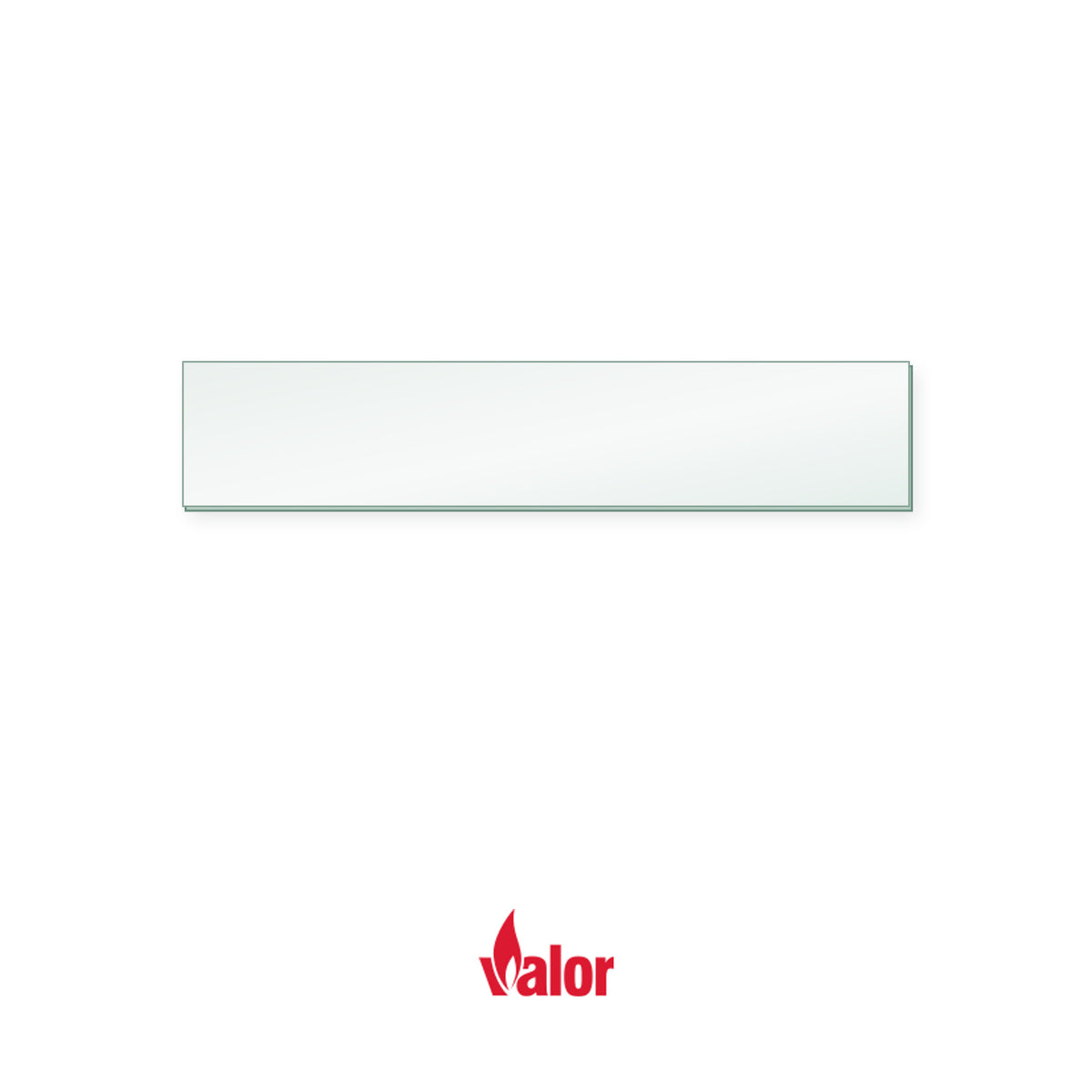 Valor Edwardian replacement stove glass, rectangle
