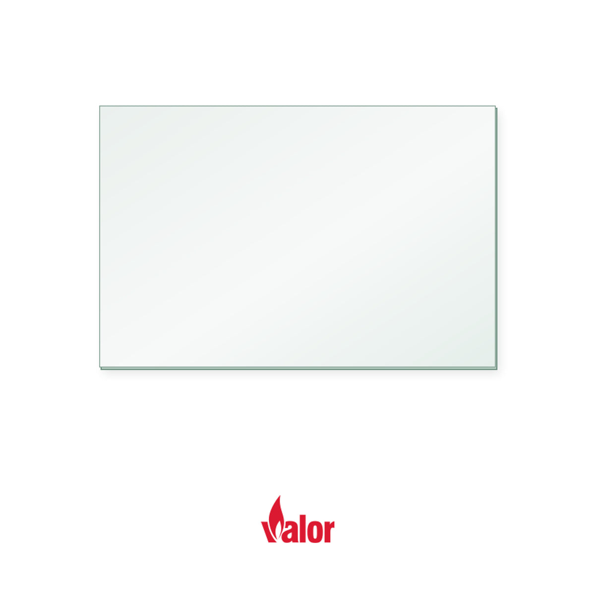 Valor Glass 1 replacement stove glass, rectangle