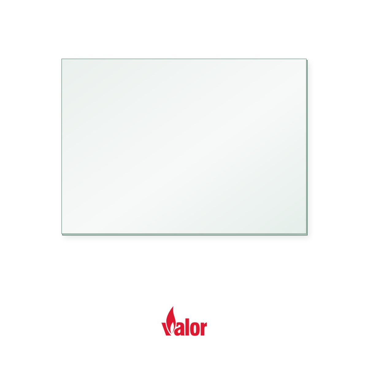 Valor Glass 2 replacement stove glass, rectangle