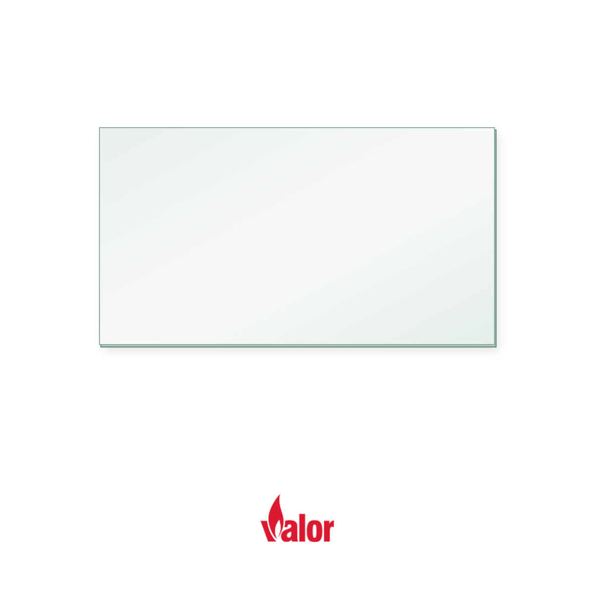 Valor Glass 3 replacement stove glass, rectangle