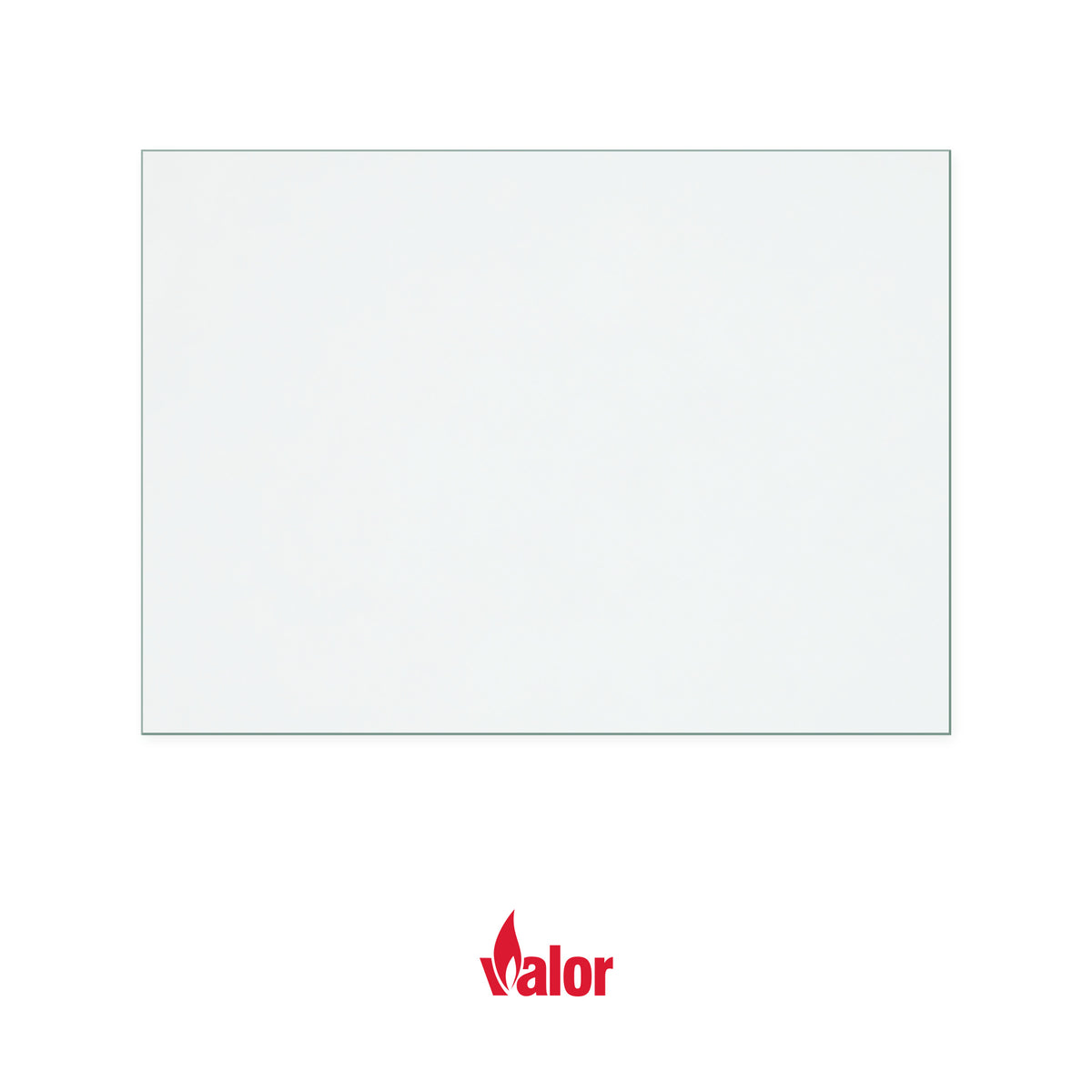 Valor HE Panel 350B replacement stove glass, 252 mm high x 349 mm wide, 4 mm thick