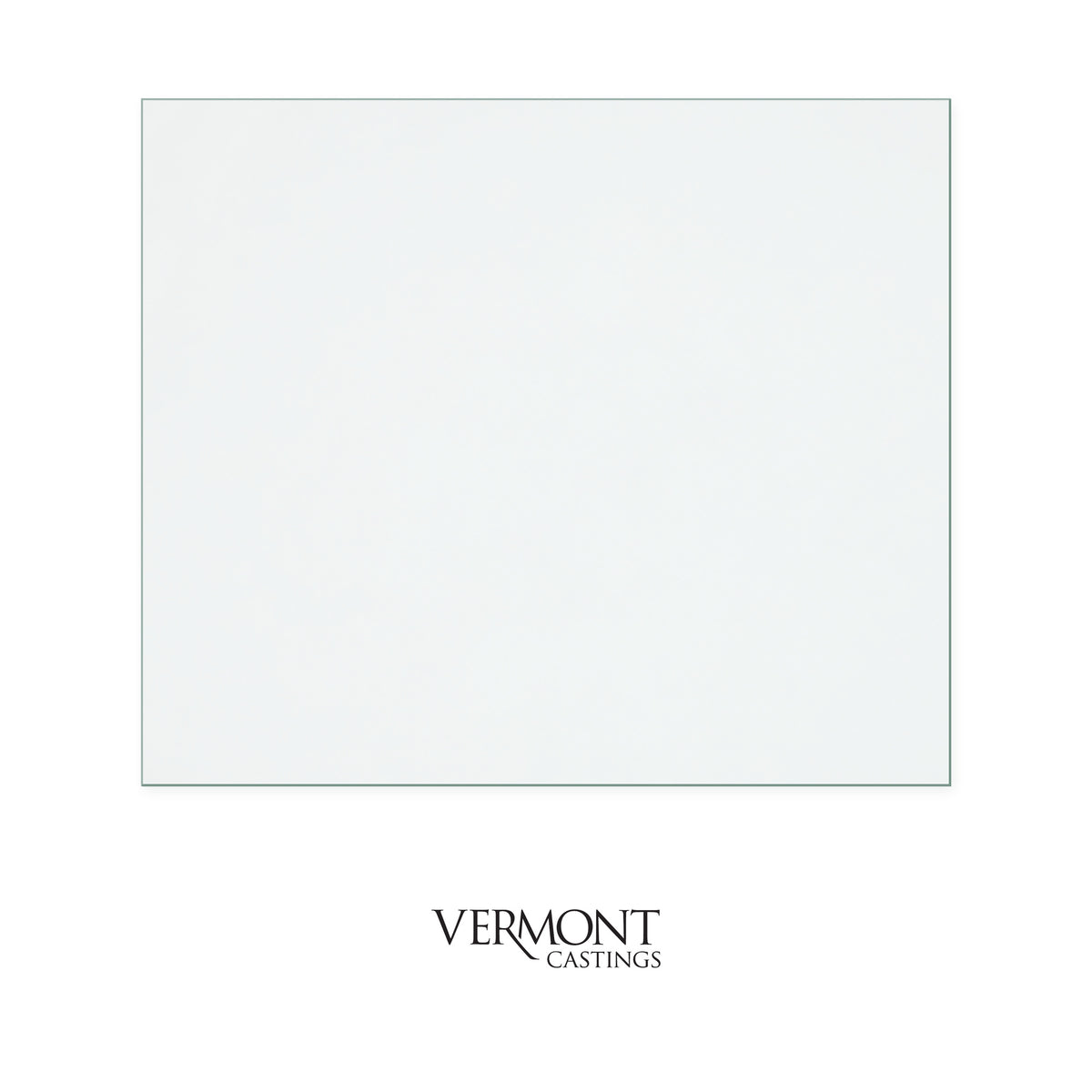 Vermont Explorer replacement stove glass, 208 mm high x 245 mm wide, 4 mm thick