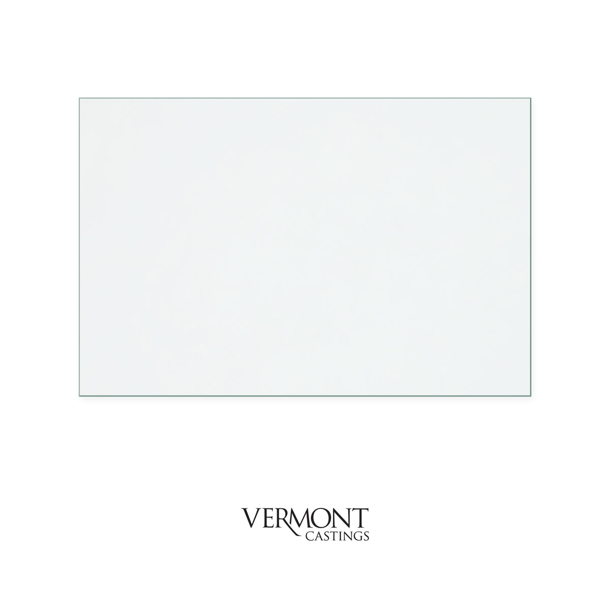 Vermont Radiance replacement stove glass, 400 mm high x 606 mm wide, 4 mm thick