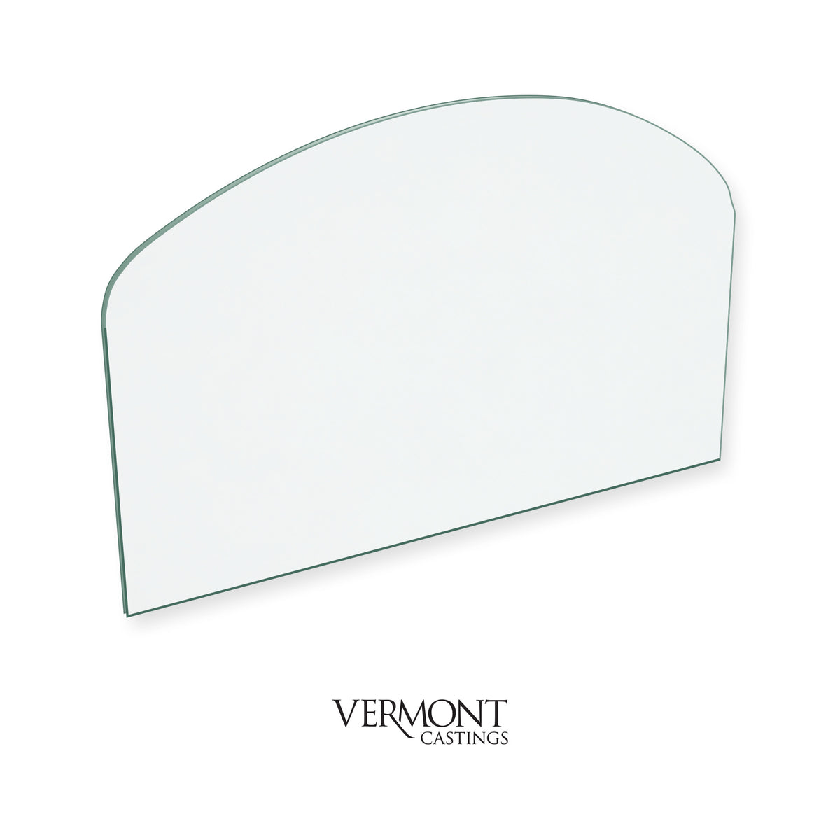 Vermont Resolute Acclaim replacement stove glass, 222 mm high x 348 mm wide, 4 mm thick