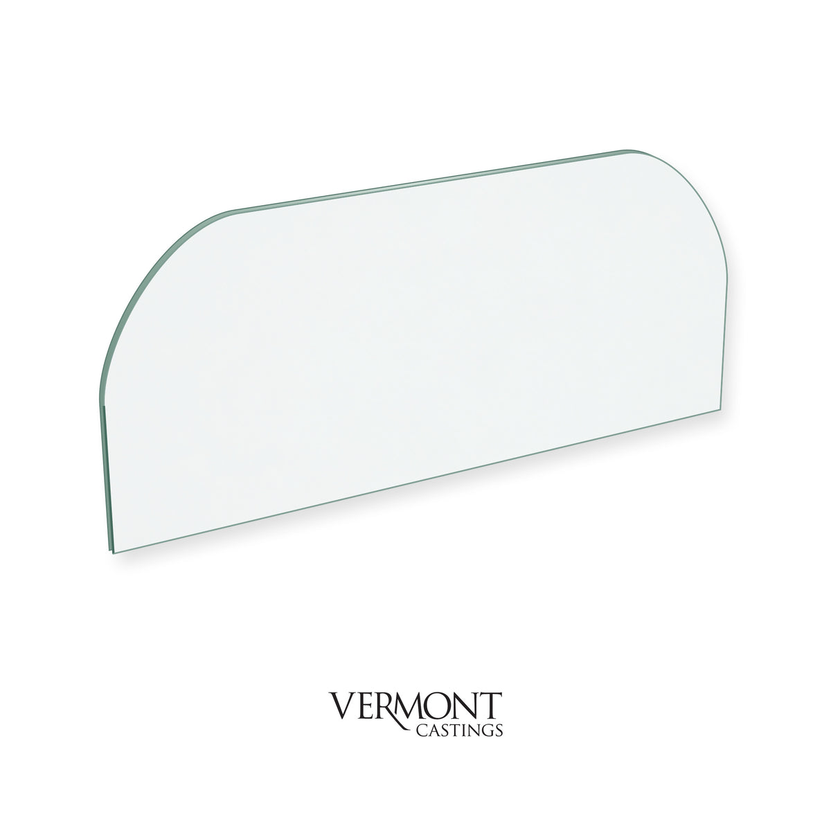 Vermont Resolute Mk 2 replacement stove glass, 129 mm high x 295 mm wide, 4 mm thick