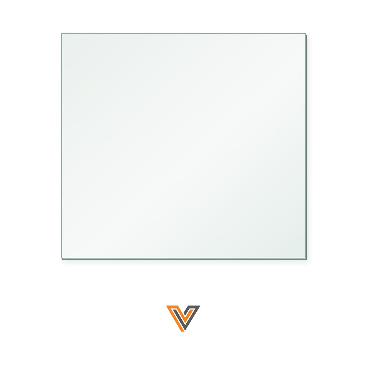 Victoria Diablo Bora Lux replacement stove glass, rectangle