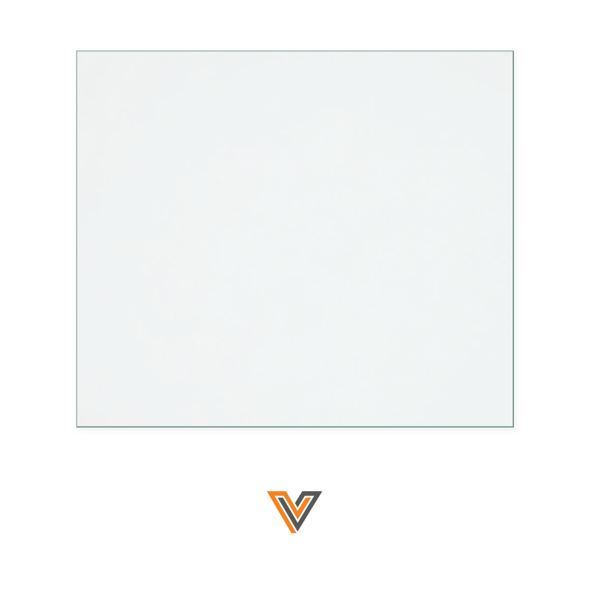 Victoria Istove replacement stove glass, 310 mm high x 360 mm wide, 4 mm thick