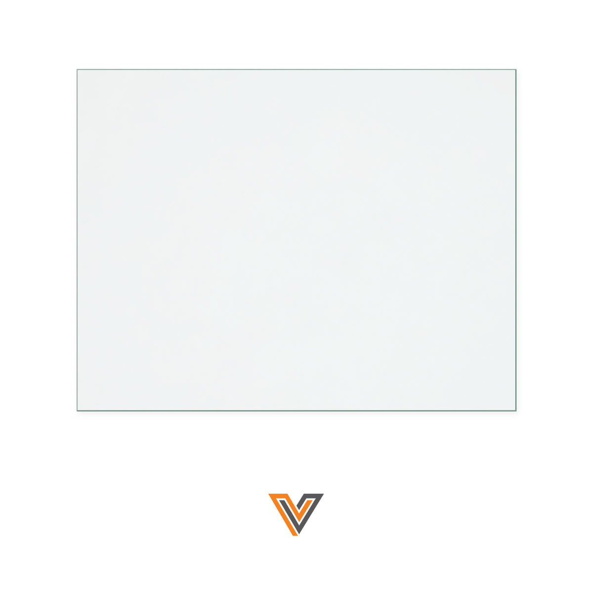 Victoria Leo replacement stove glass, 280 mm high x 360 mm wide, 4 mm thick