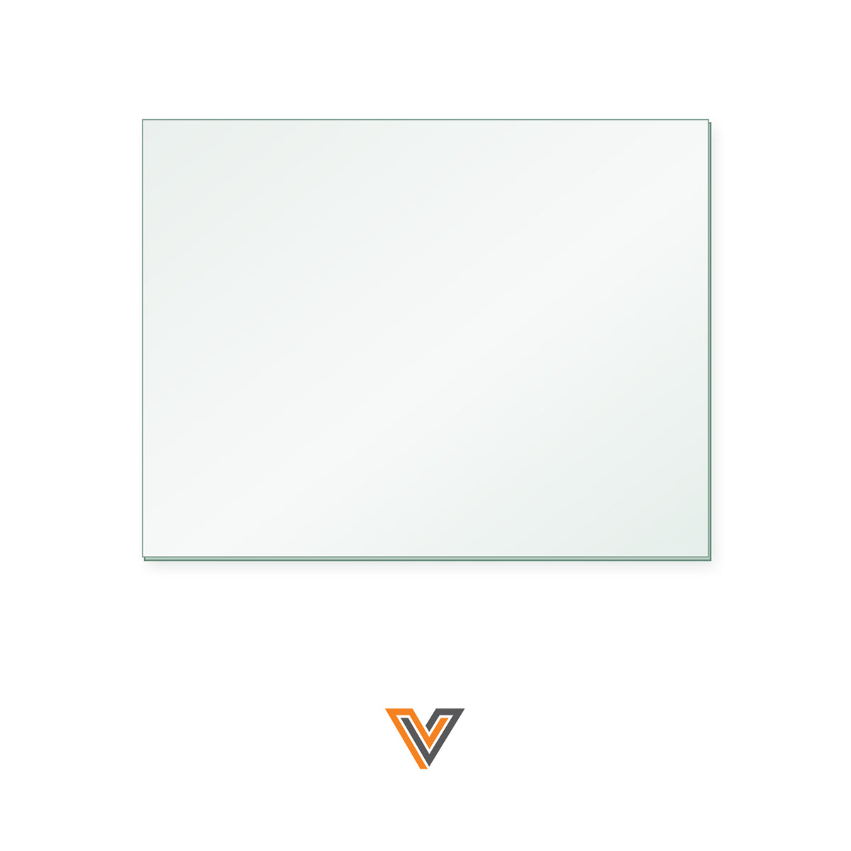 Victoria Milan Vicky Cooker Firebox replacement stove glass, rectangle