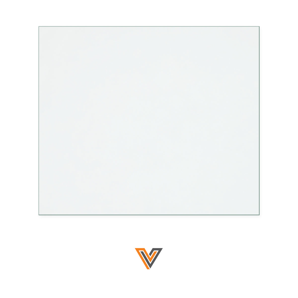 Victoria Nero replacement stove glass, 265 mm high x 310 mm wide, 4 mm thick