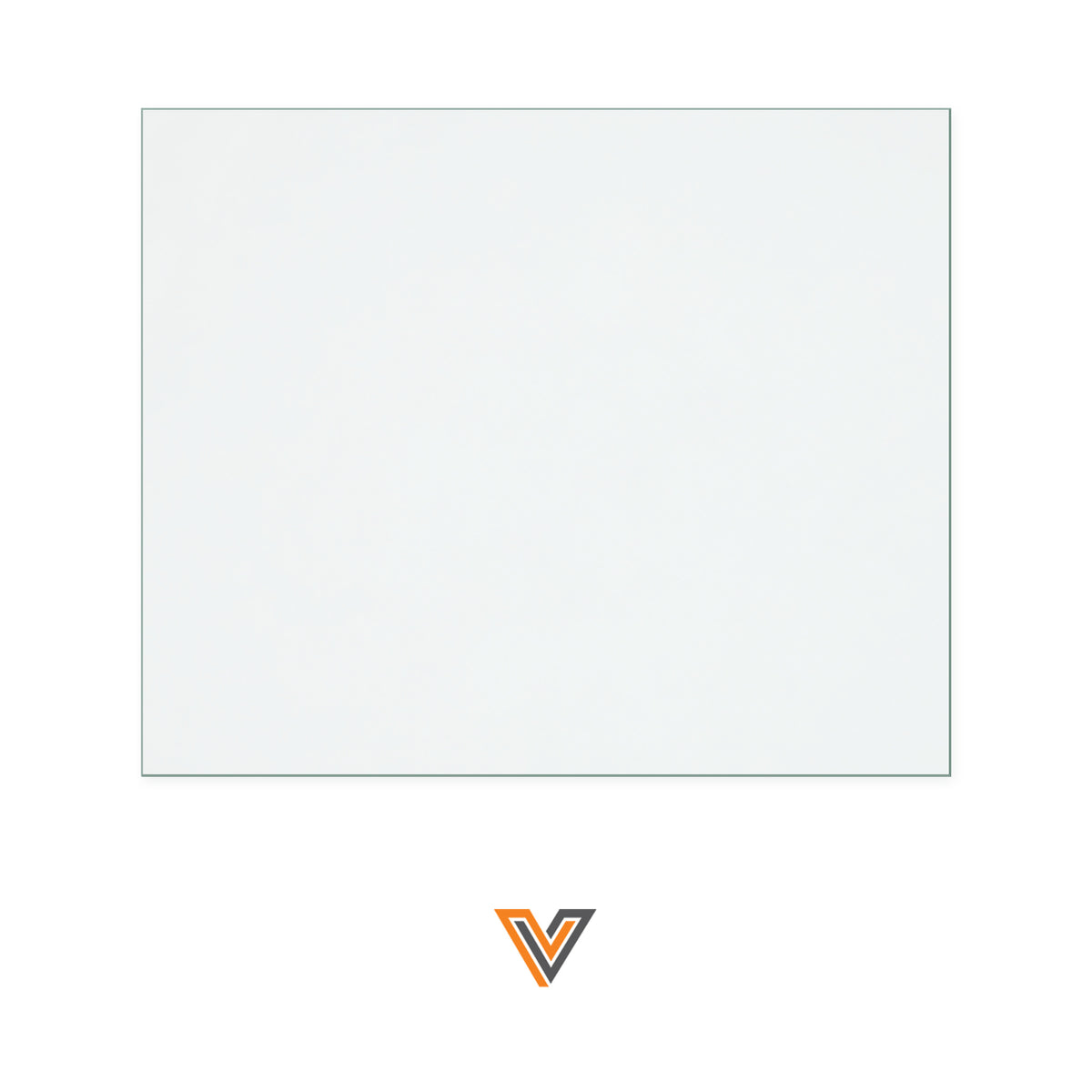 Victoria Verona Lux replacement stove glass, 330 mm high x 400 mm wide, 4 mm thick
