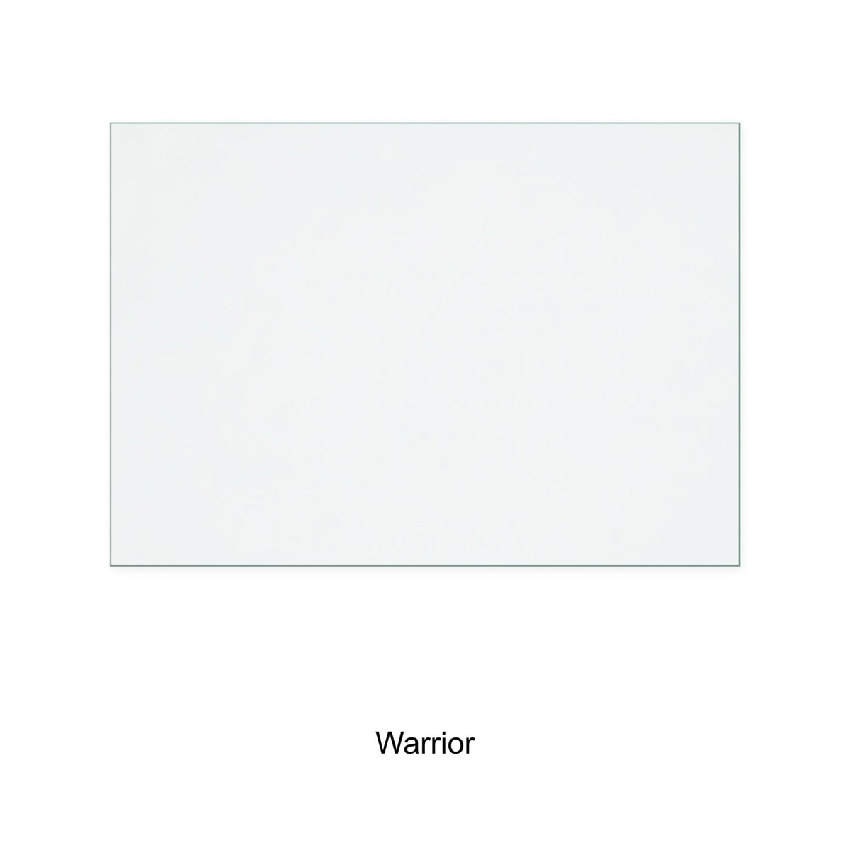 Warrior All Blacks Replacement Stove Glass - StoveSpareGlass