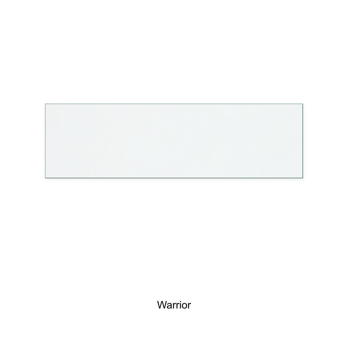 Warrior Arte Fogo Mk4 – Side Panel replacement stove glass, 68 mm high x 236 mm wide, 4 mm thick