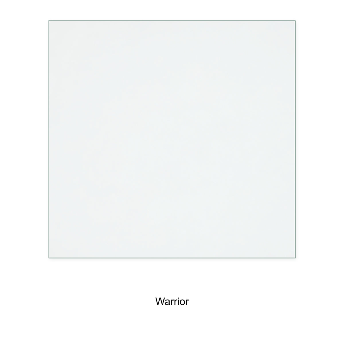 Warrior Aspect replacement stove glass, 260 mm high x 270 mm wide, 4 mm thick