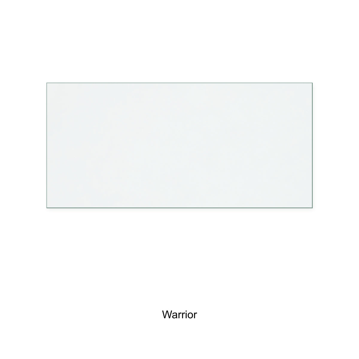 Warrior Boxwood S.A.T replacement stove glass, 160 mm high x 340 mm wide, 4 mm thick