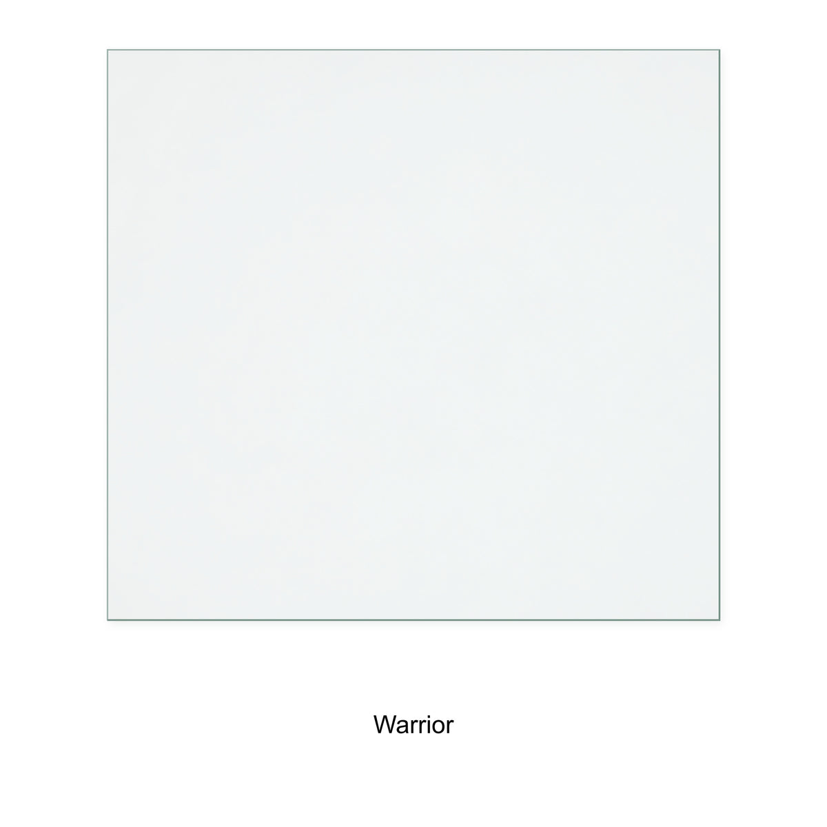 Warrior Emerald 09 Model (Revised size) replacement stove glass, 205 mm high x 220 mm wide, 4 mm thick