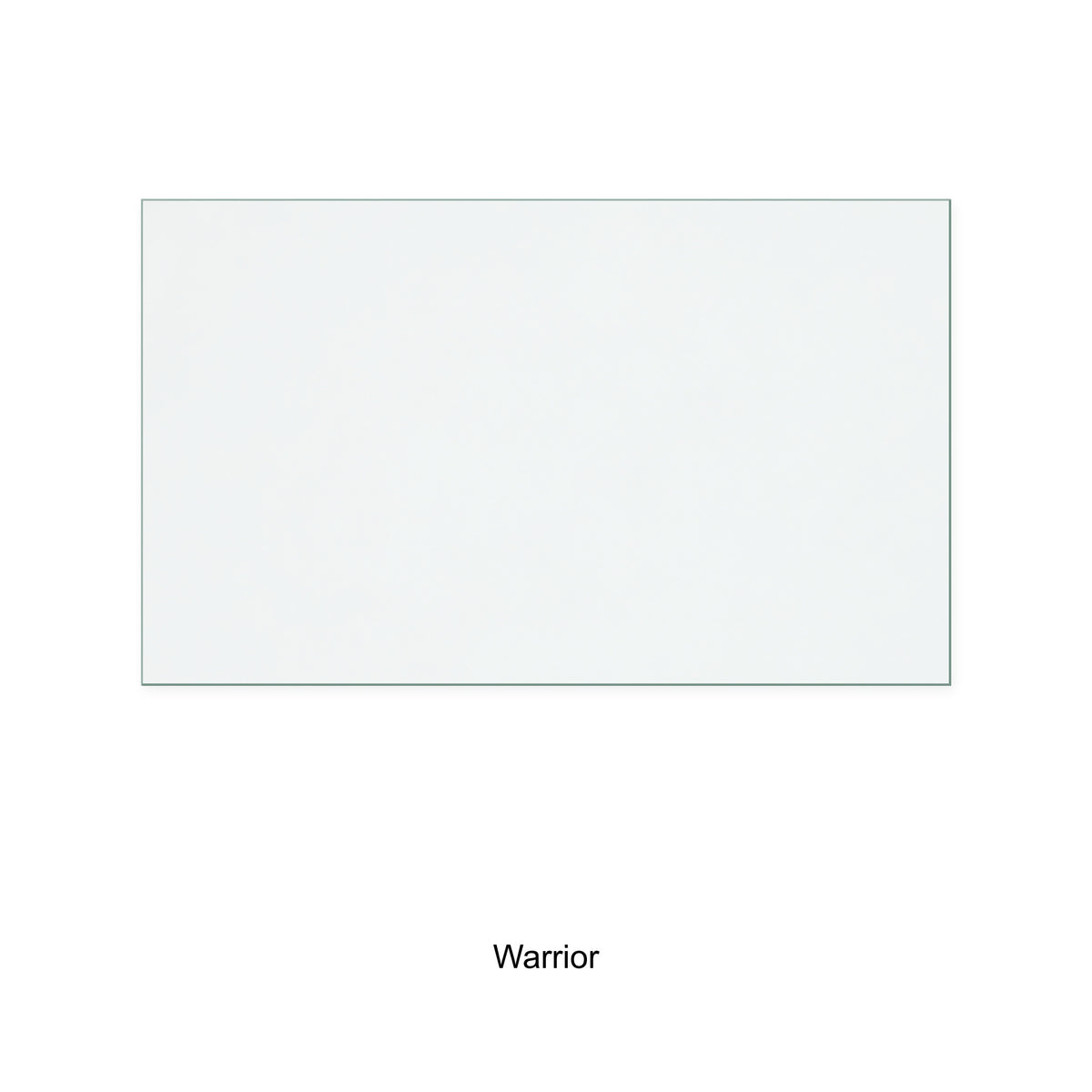 Warrior Grand Victoria replacement stove glass, 135 mm high x 225 mm wide, 4 mm thick
