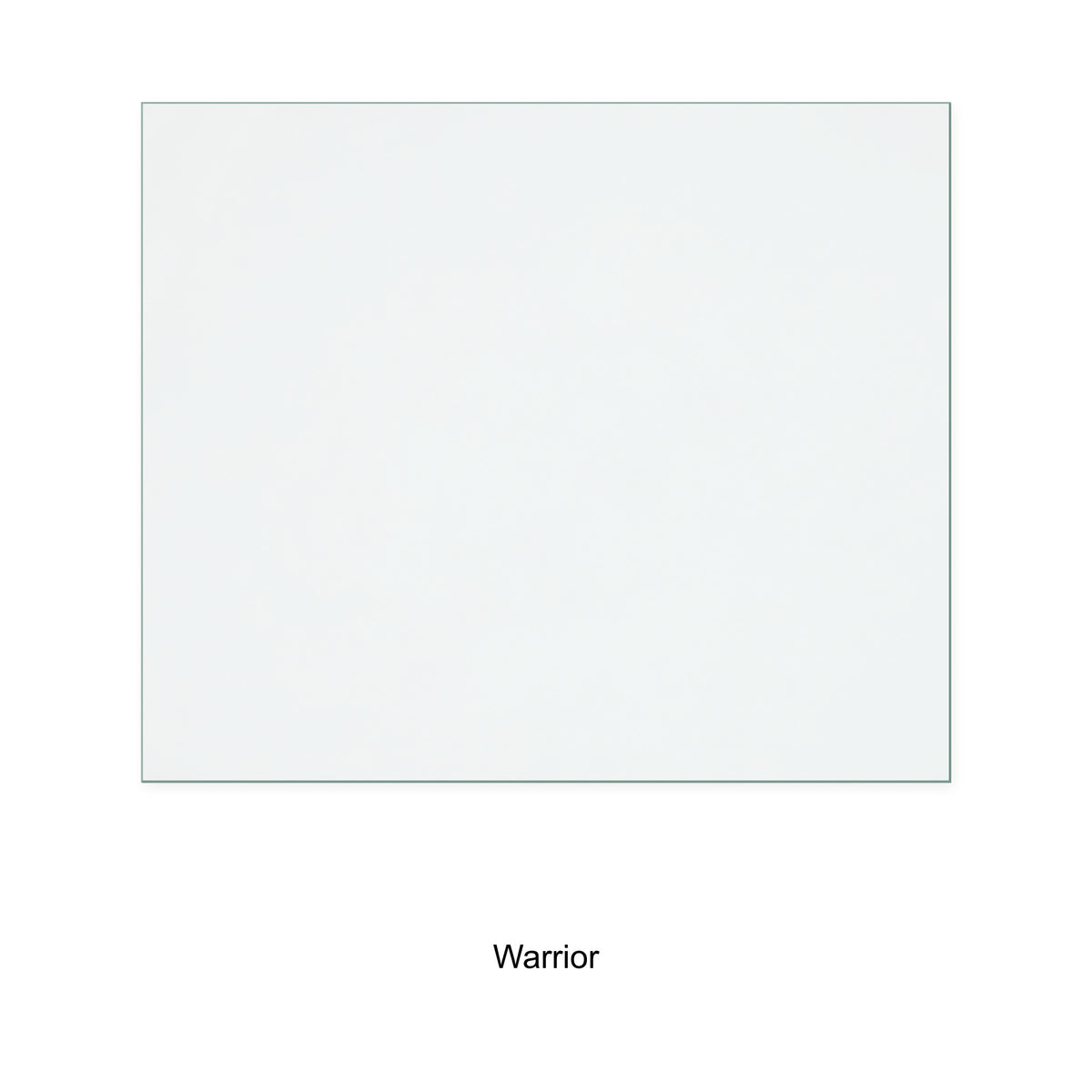 Warrior Junior Victoria – Single Door replacement stove glass, 210 mm high x 250 mm wide, 4 mm thick