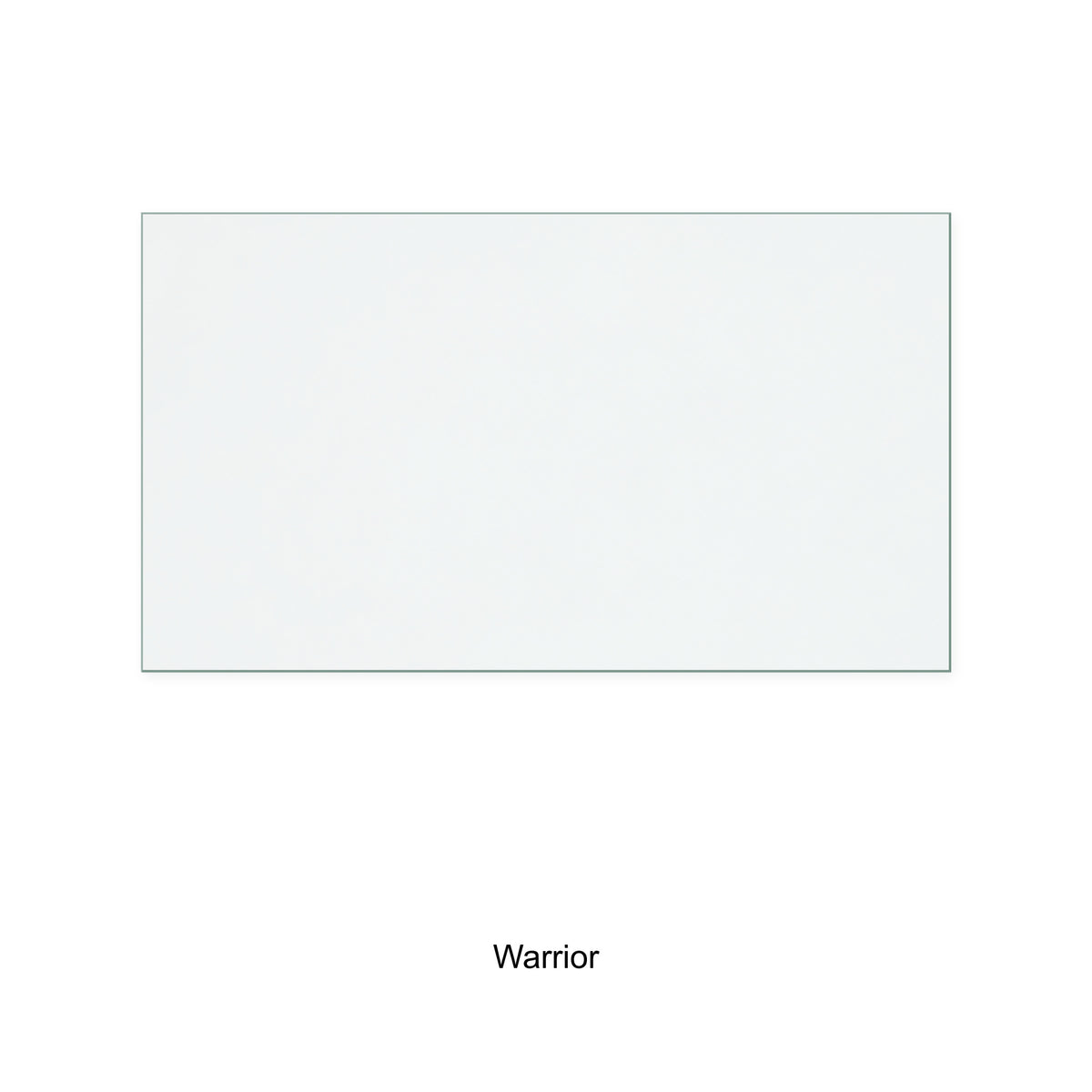 Warrior Scorpio – Side Panel replacement stove glass, 170 mm high x 300 mm wide, 4 mm thick