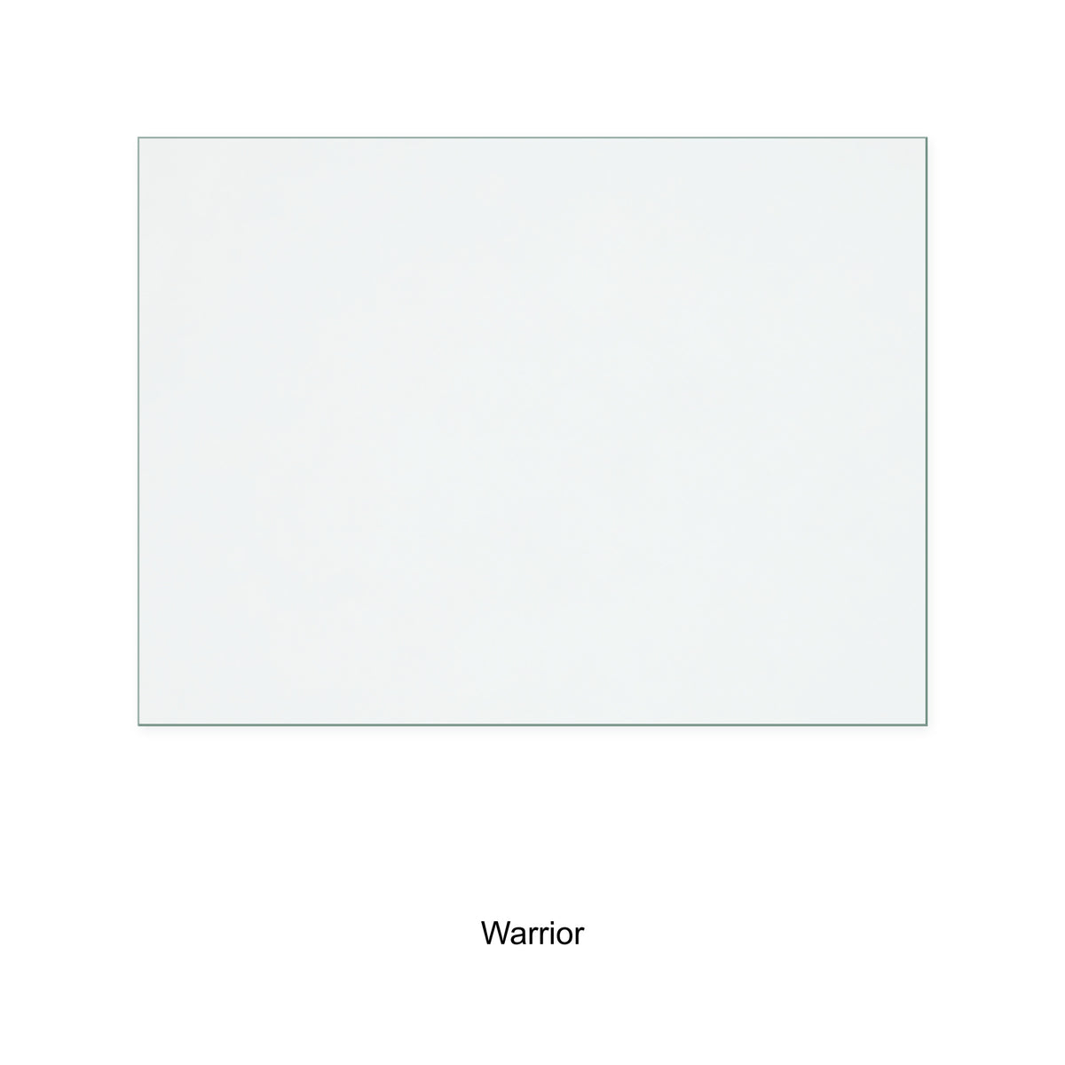 Warrior Vista replacement stove glass, 205 mm high x 275 mm wide, 4 mm thick