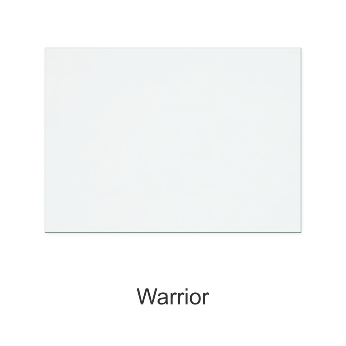 Warrior supplier model not specified replacement stove glass, 180 mm high x 250 mm wide, 4 mm thick