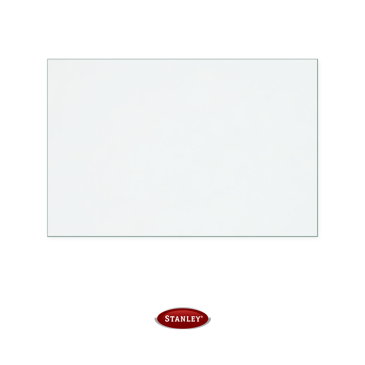 Stanley Erin MK1 - 5 Bar replacement stove glass, 245 mm high x 373 mm wide, 4 mm thick