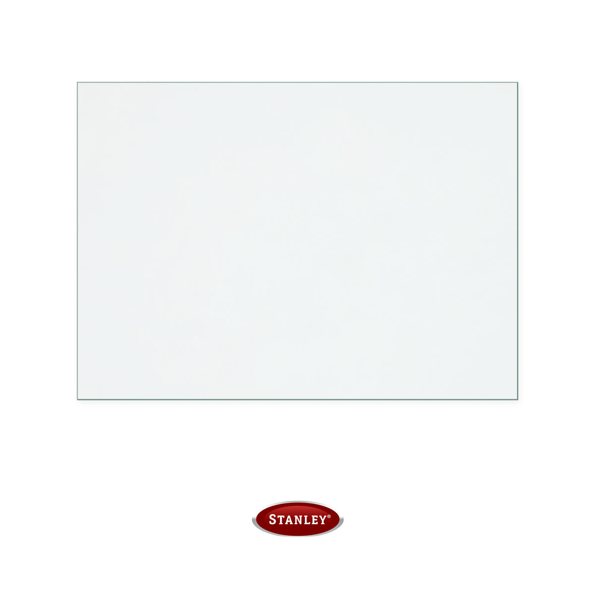 Waterford Firefront replacement stove glass, 227 mm high x 315 mm wide, 4 mm thick