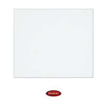 Stanley Super 80 replacement stove glass, 64 mm high x 74 mm wide, 4 mm thick
