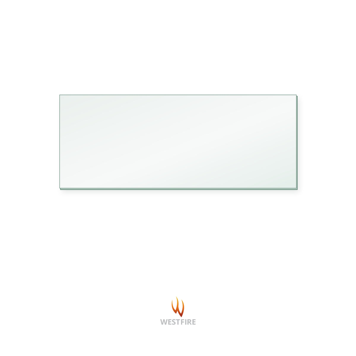 Westfire 32 replacement stove glass, rectangle
