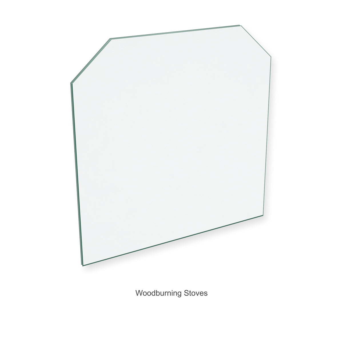 Woodburning Stoves La Fille MK2 replacement glass, 275 x 275 mm, 4 mm thick