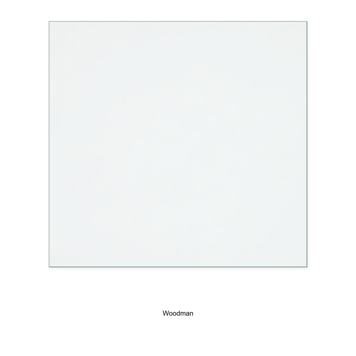 Woodman Falcon replacement stove glass, 160 mm high x 168 mm wide, 4 mm thick