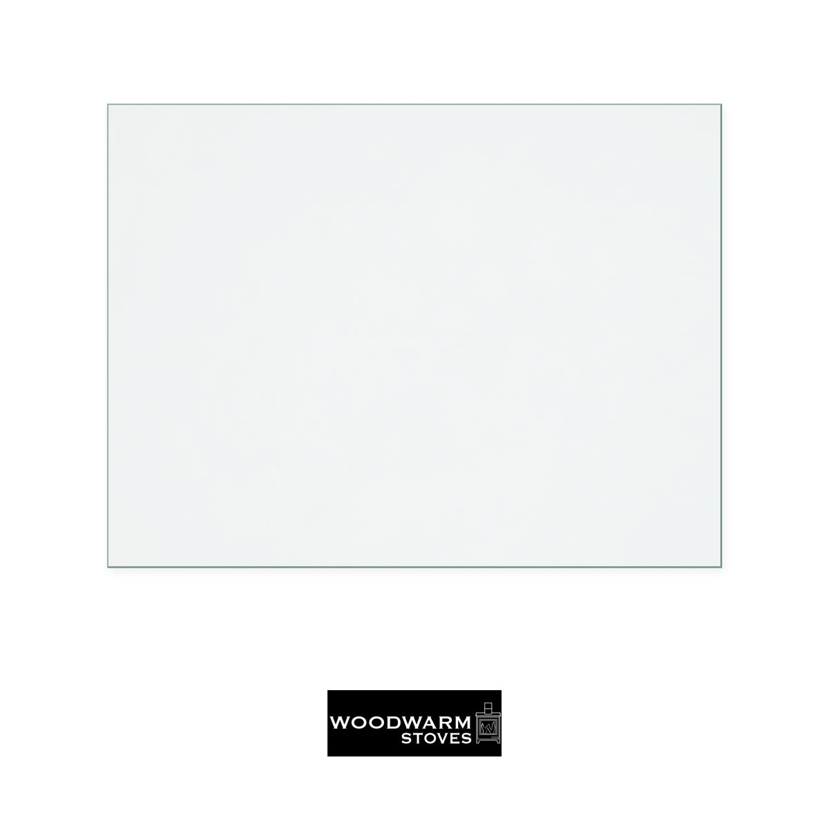 Woodwarm Fireview 4.5kW replacement stove glass, 206 mm high x 273 mm wide, 4 mm thick
