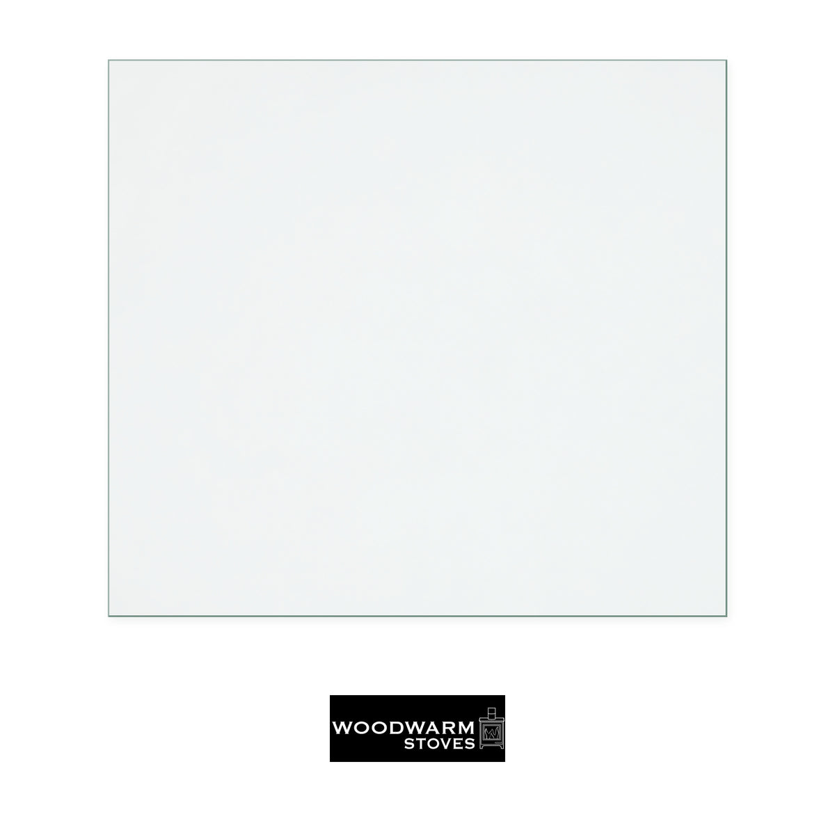 Woodwarm Phoenix Firegem replacement stove glass, 315 mm high x 350 mm wide, 4 mm thick